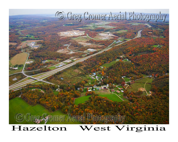 Aerial Photo of Hazelton, West Virginia