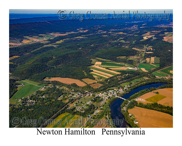 Aerial Photo of Newton Hamilton, Pennsylvania