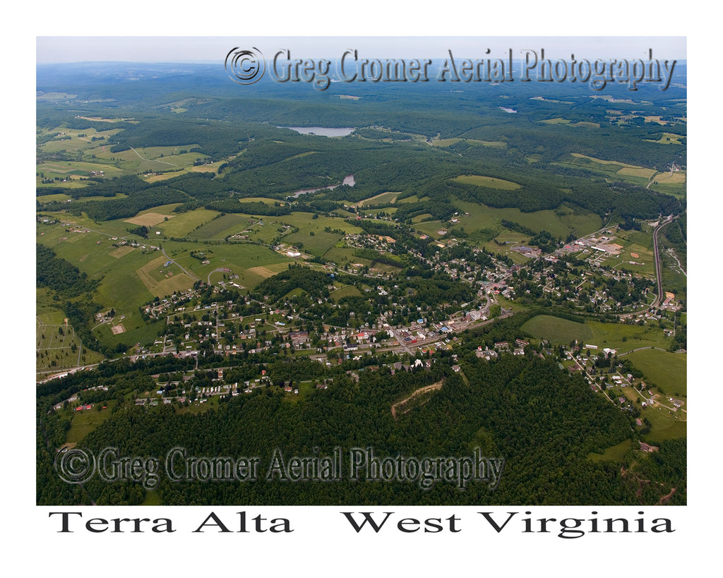 Aerial Photo of Terra Alta, West Virginia