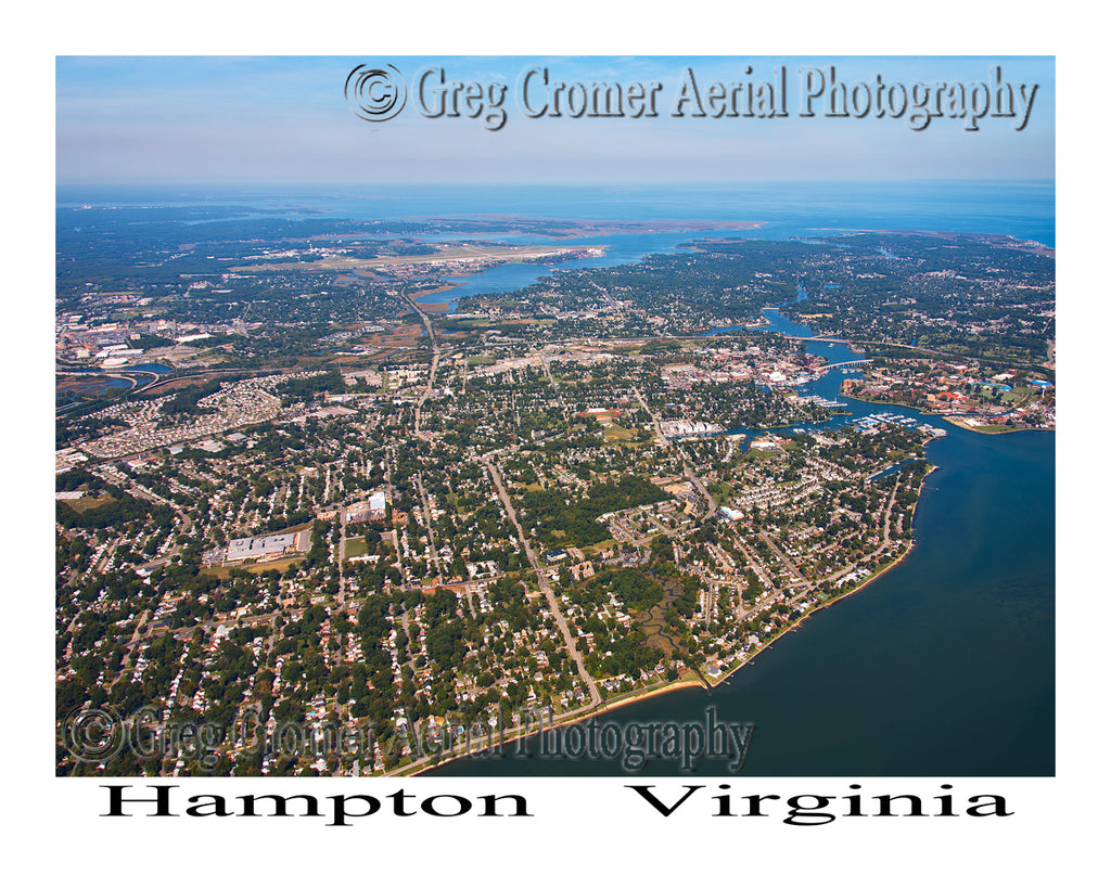 Aerial Photo of Hampton, Virginia