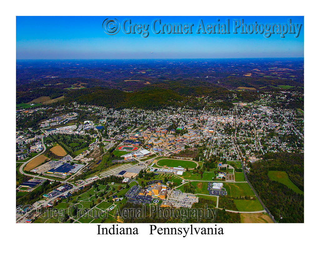 Aerial Photo of Indiana, Pennsylvania