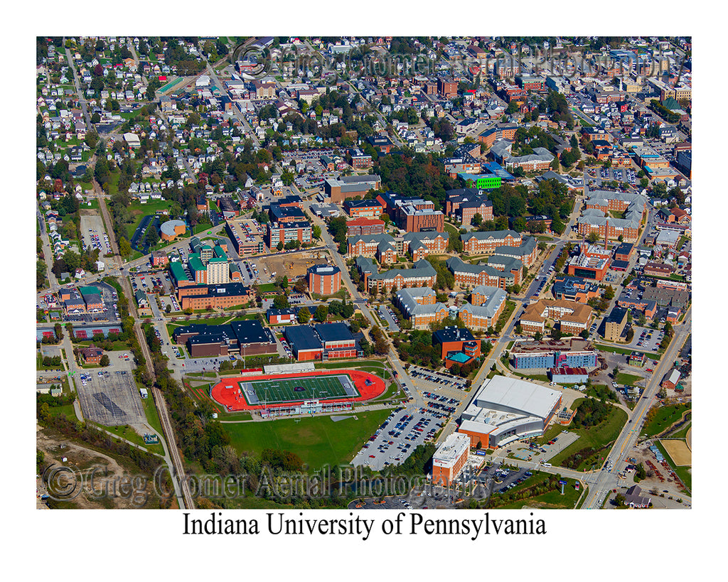 Aerial Photo of Indiana University of Pennsylvania  -  Indiana, Pennsylvania