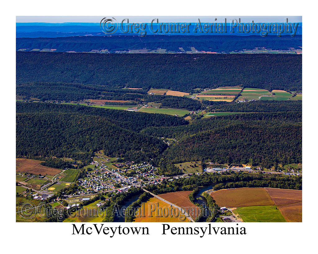 Aerial Photo of McVeytown, Pennsylvania