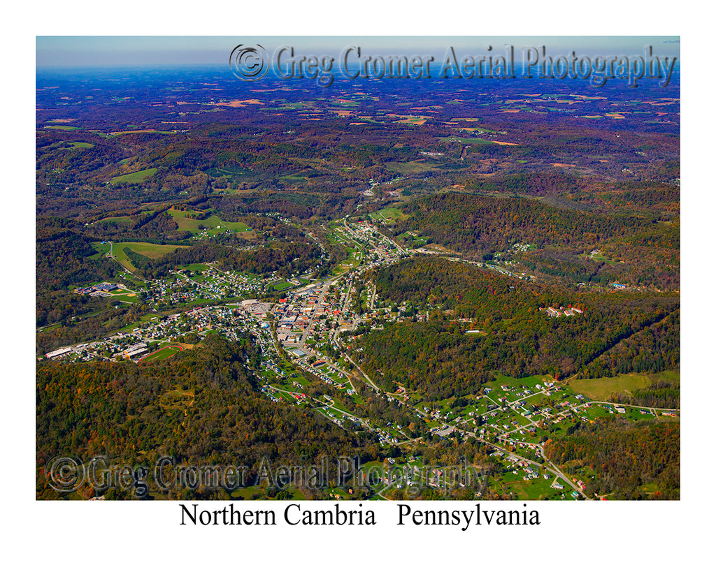 Aerial Photo of Northern Cambria, Pennsylvania