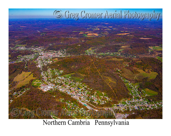 Aerial Photo of Northern Cambria, Pennsylvania