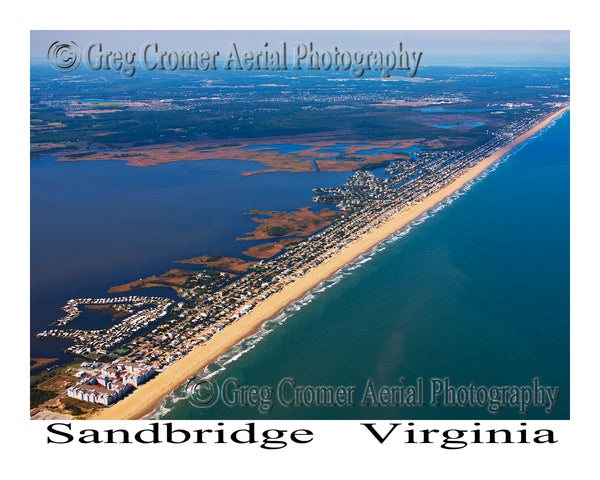 Aerial Photo of Sandbridge, Virginia