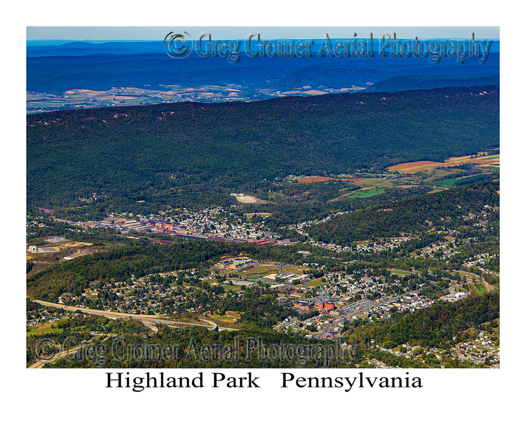Aerial Photo of Highland Park, Pennsylvania