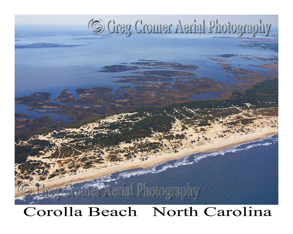 Aerial Photo of Corolla Beach, North Carolina