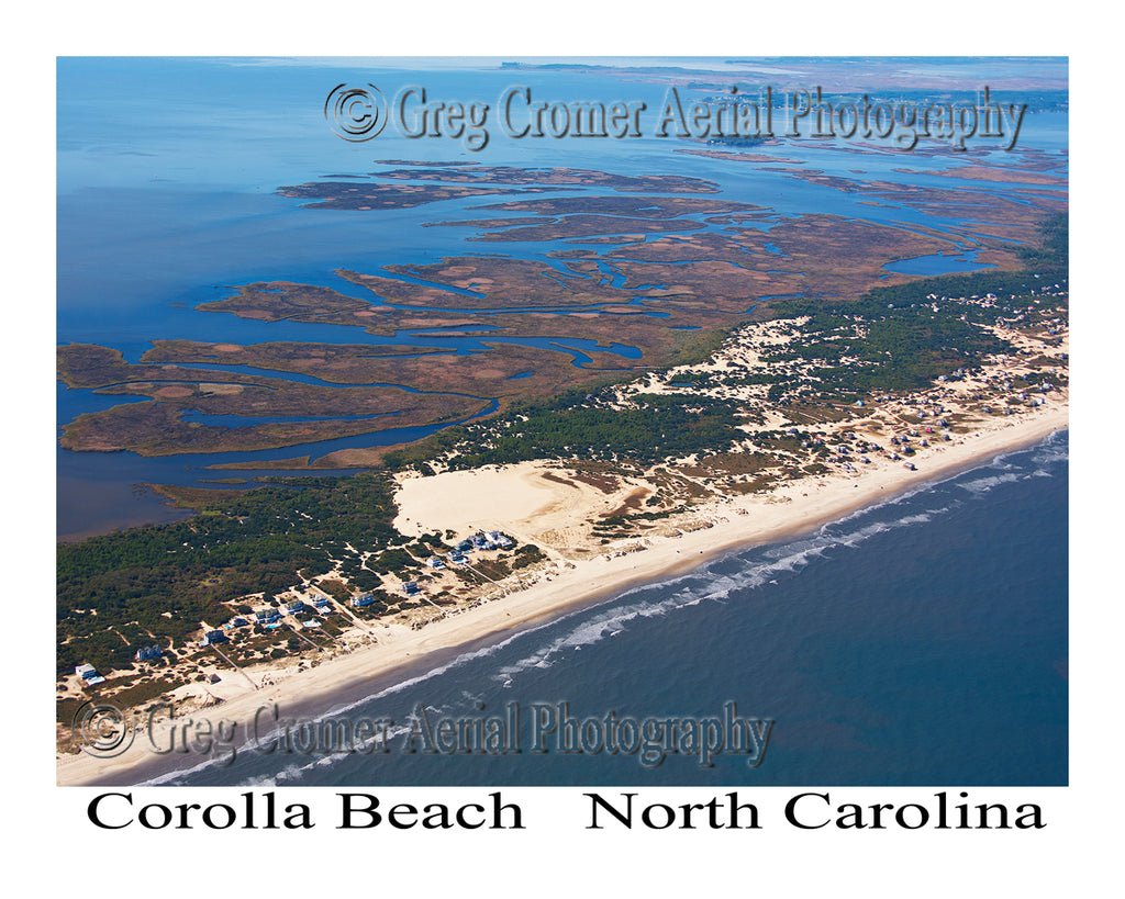Aerial Photo of Corolla Beach, North Carolina