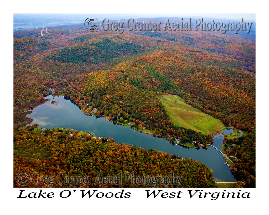 Aerial Photo of Lake O Woods - Bruceton Mills, WV