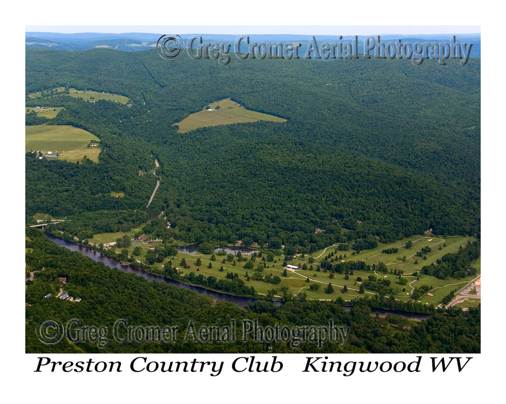 Aerial Photo of Preston Country Club - Kingwood, WV