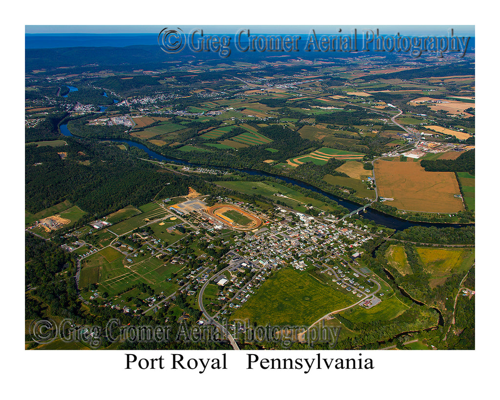 Aerial Photo of Port Royal, Pennsylvania