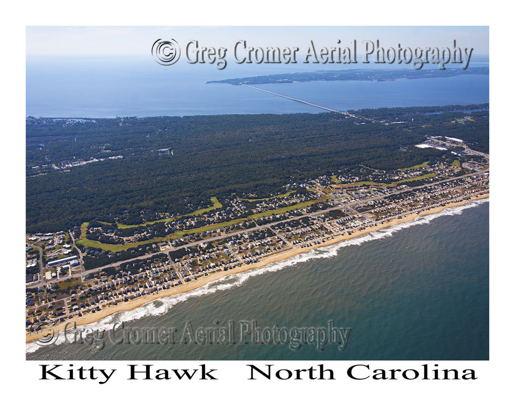 Aerial Photo of Kitty Hawk, North Carolina