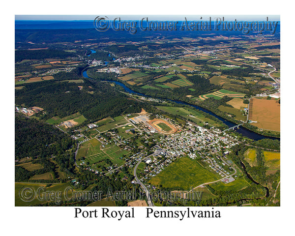 Aerial Photo of Port Royal, Pennsylvania