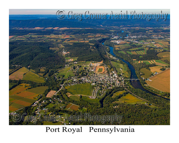 Aerial Photo of Port Royal, Pennsylvania