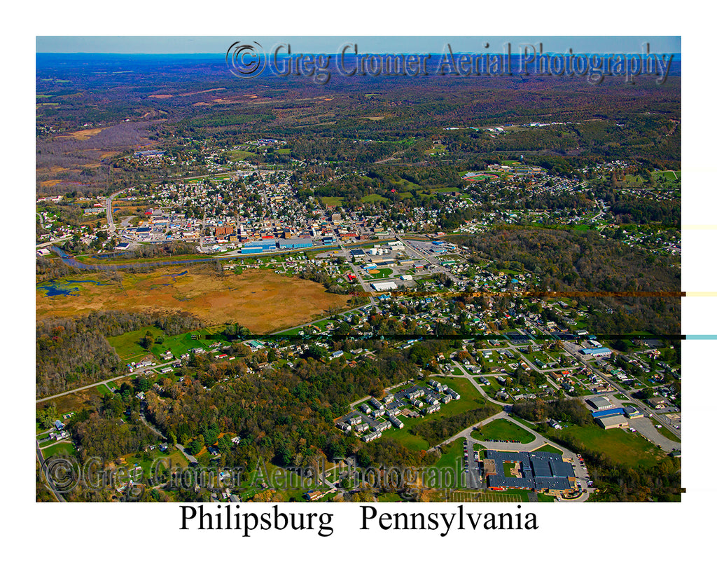 Aerial Photo of Philipsburg, Pennsylvania