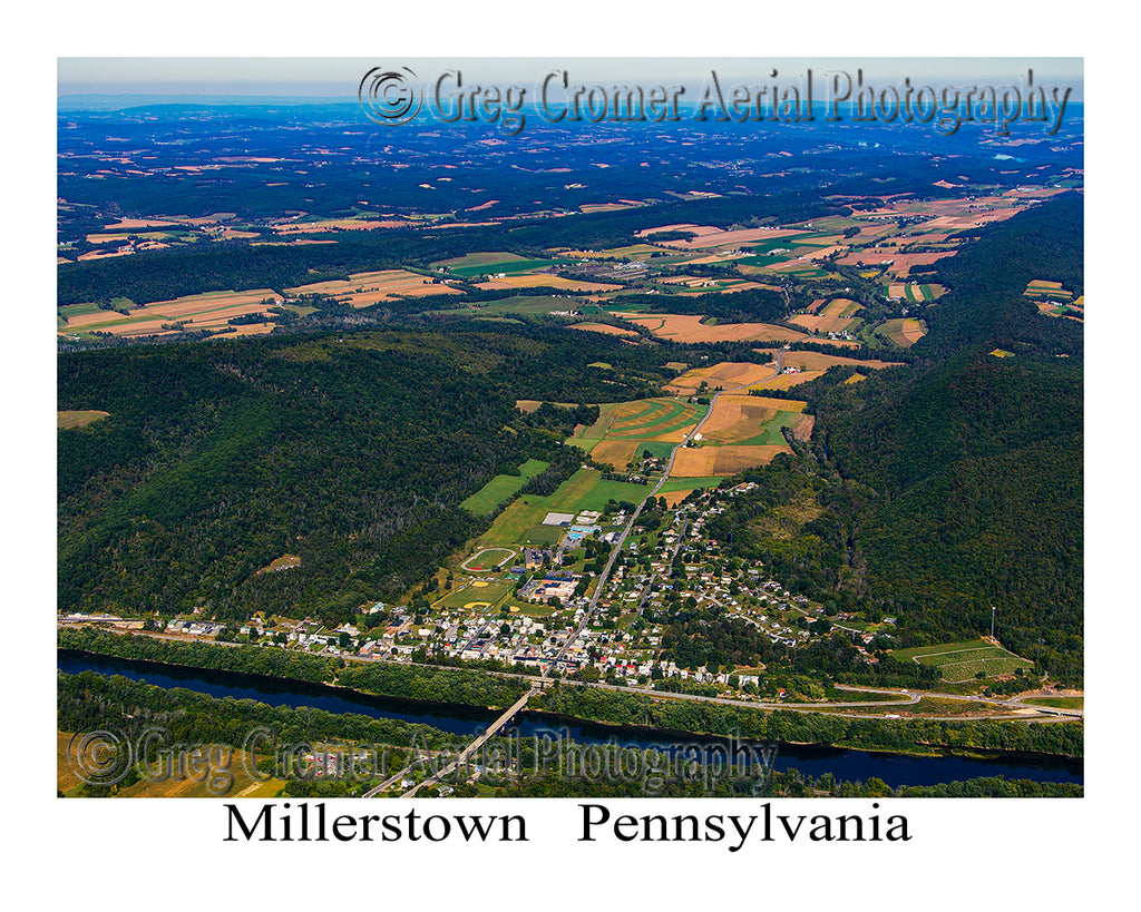 Aerial Photo of Millerstown, Pennsylvania