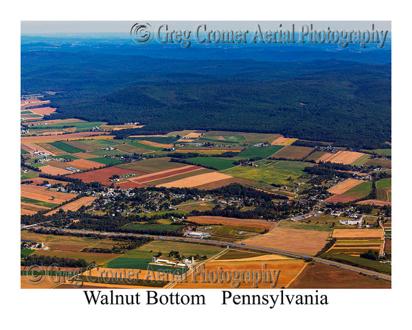 Aerial Photo of Walnut Bottom, Pennsylvania