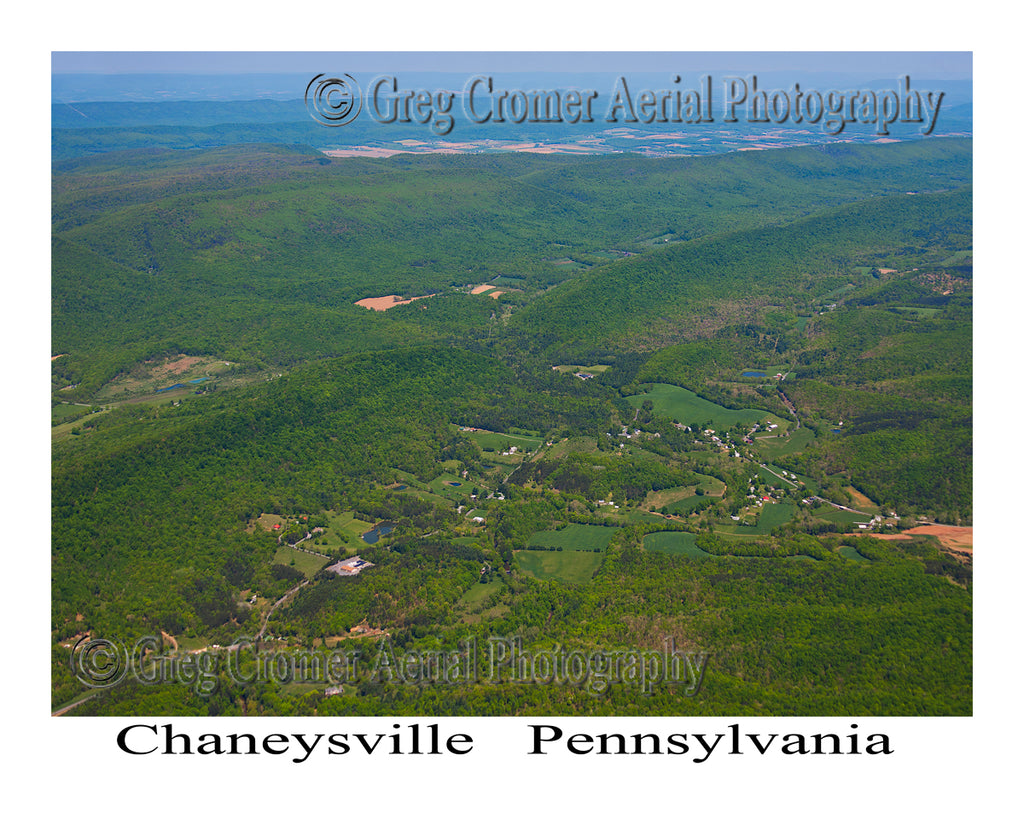 Aerial Photo of Chaneysville, Pennsylvania