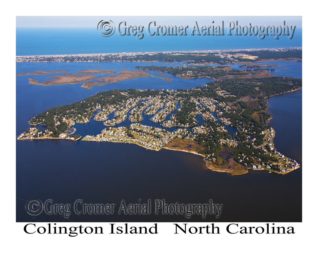 Aerial Photo of Colington Island, North Carolina