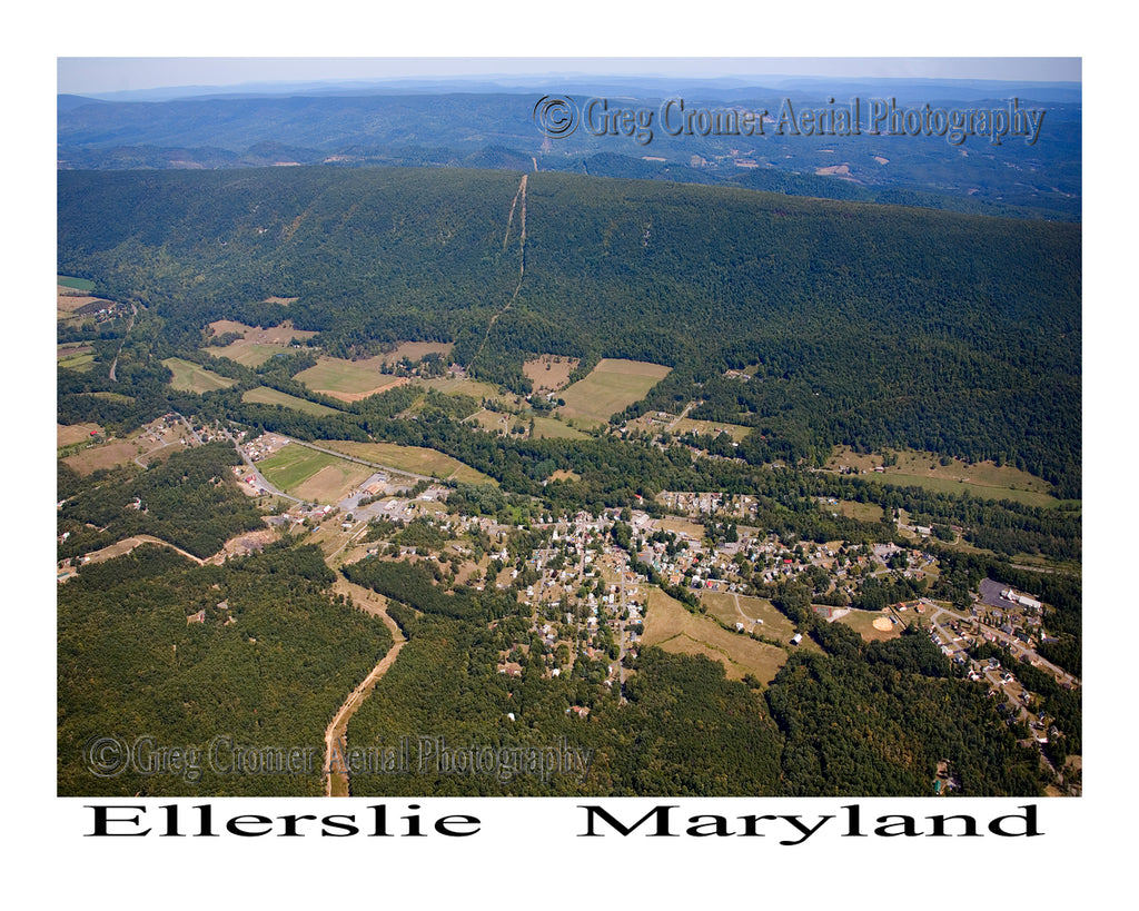 Aerial Photo of Ellerslie, Maryland