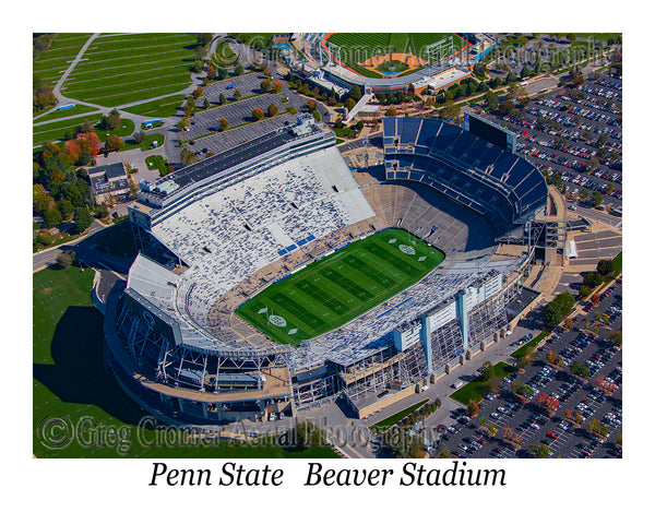 Aerial Photo of Beaver Stadium - Penn State - State College, Pennsylvania