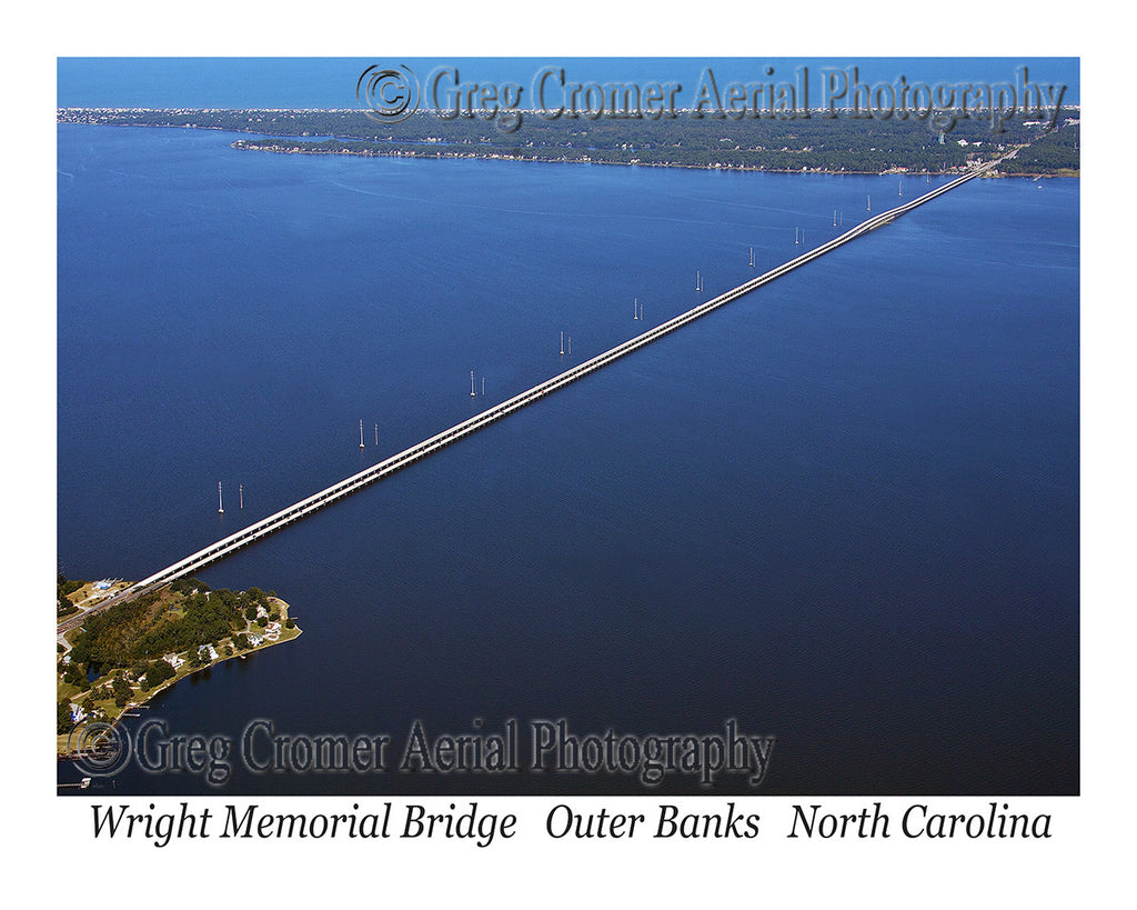 Aerial Photo of Wright Memorial Bridge, North Carolina