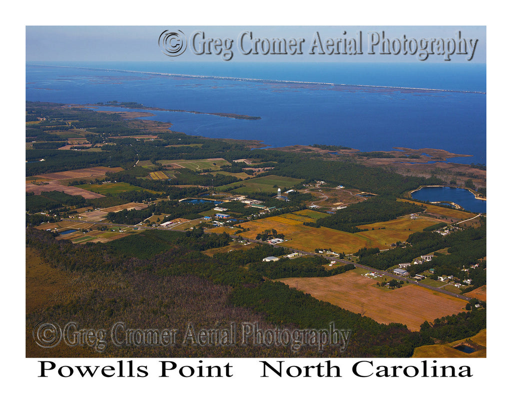Aerial Photo of Powells Point, North Carolina