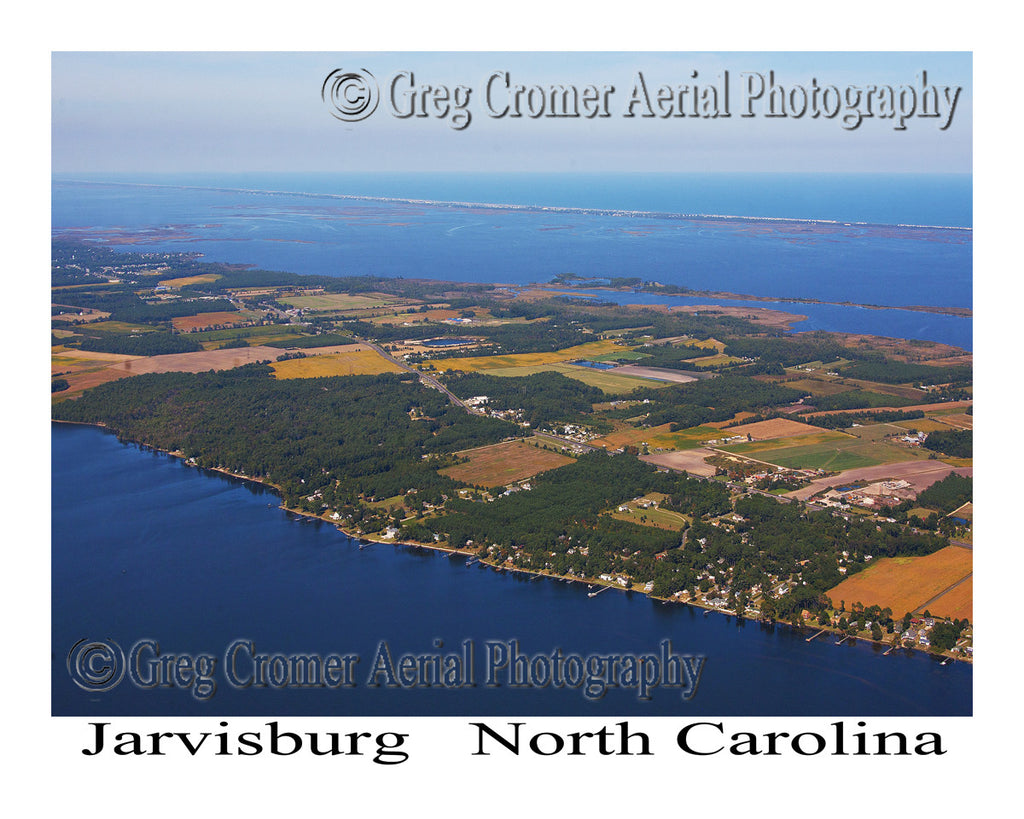 Aerial Photo of Jarvisburg, North Carolina