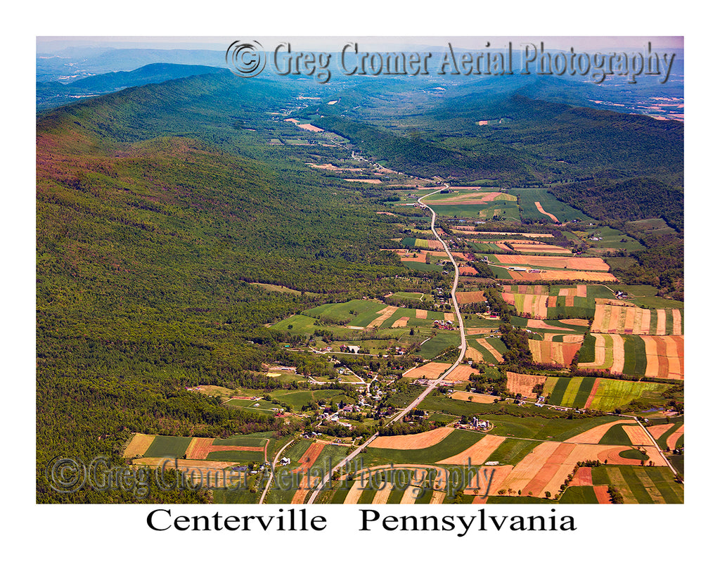 Aerial Photo of Centerville, Pennsylvania