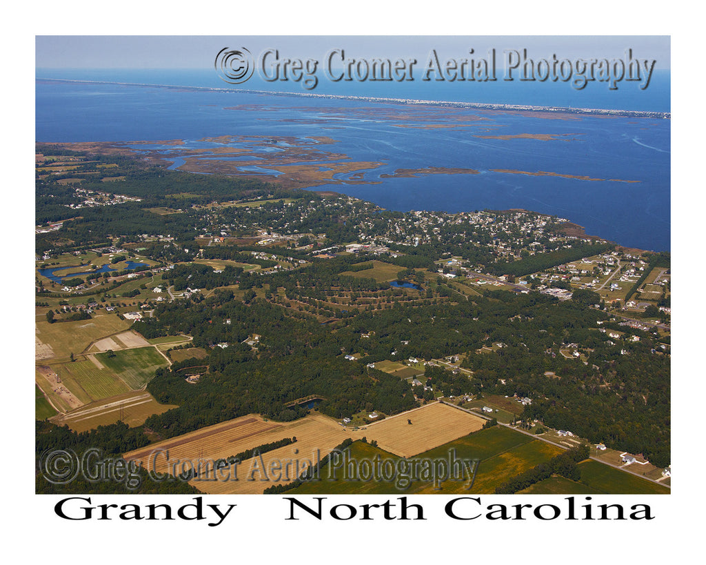 Aerial Photo of Grandy, North Carolina