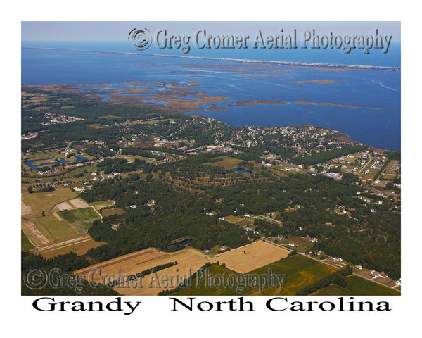 Aerial Photo of Grandy, North Carolina