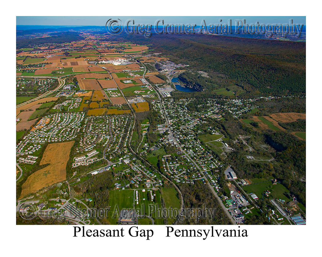 Aerial Photo of Pleasant Gap, Pennsylvania