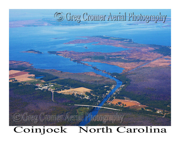 Aerial Photo of Coinjock, North Carolina