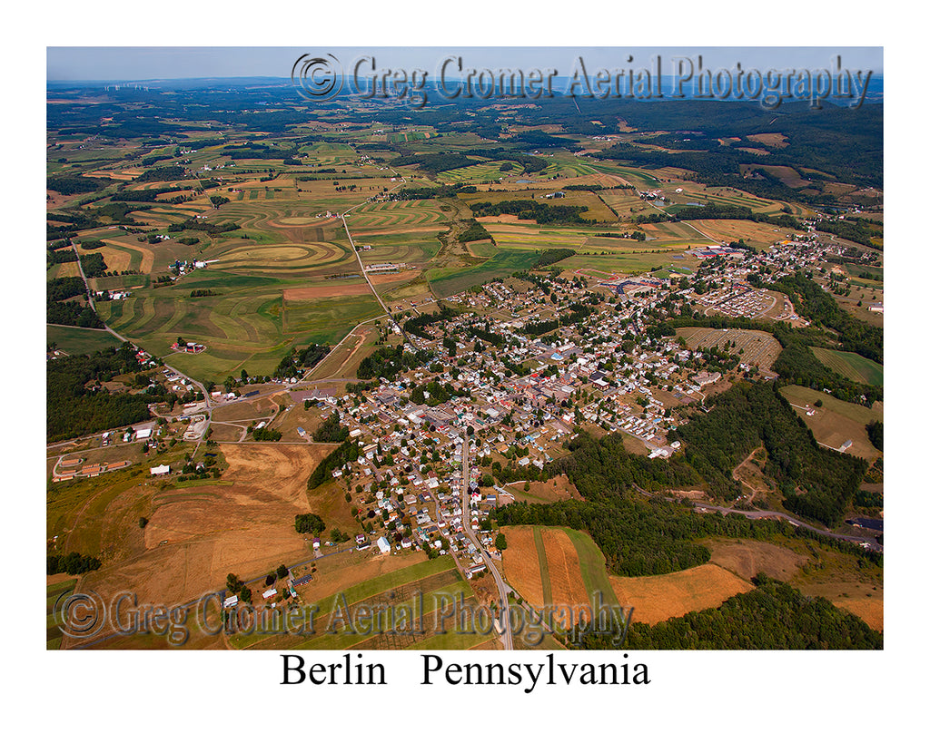 Aerial Photo of Berlin, Pennsylvania