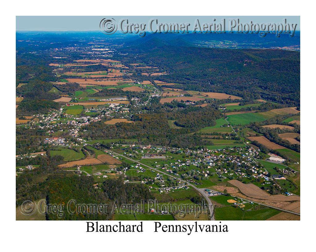 Aerial Photo of Blanchard, Pennsylvania