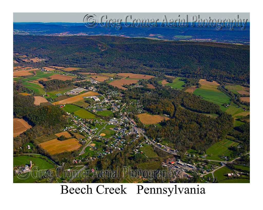 Aerial Photo of Beech Creek, Pennsylvania