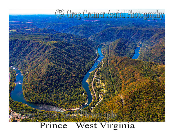 Aerial Photo of Prince, West Virginia