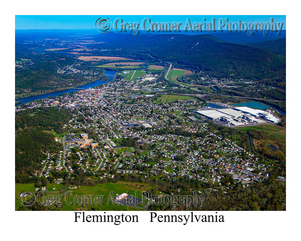 Aerial Photo of Flemington, Pennsylvania