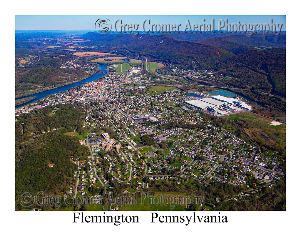Aerial Photo of Flemington, Pennsylvania