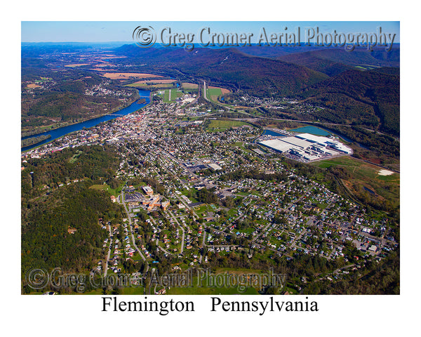 Aerial Photo of Flemington, Pennsylvania