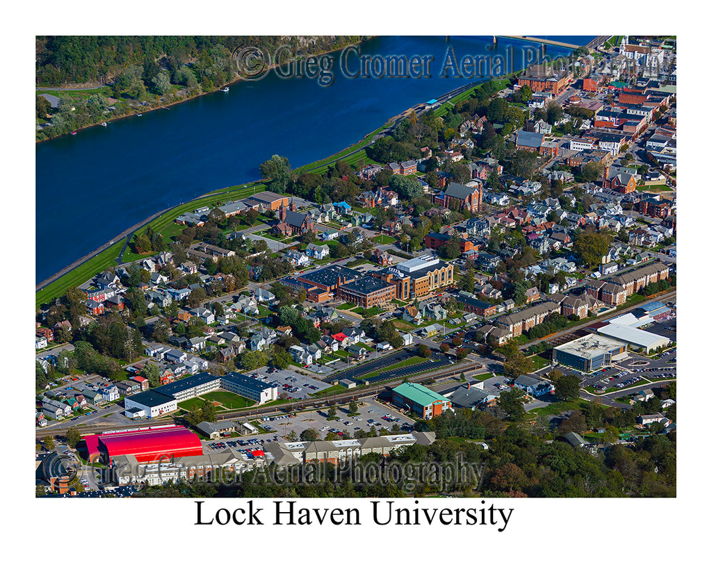 Aerial Photo of Lock Haven University - Lock Haven, Pennsylvania