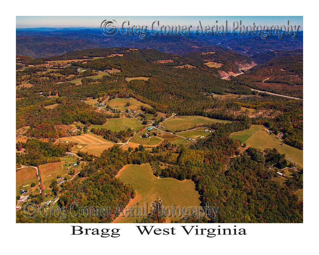 Aerial Photo of Bragg, West Virginia