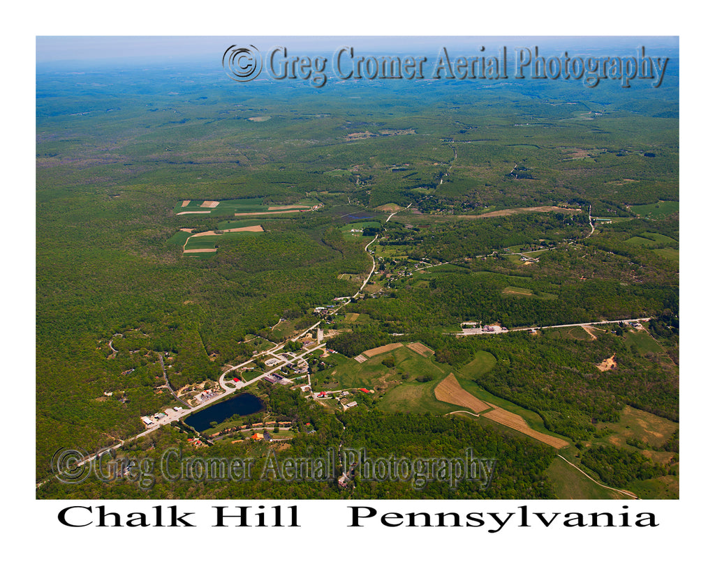 Aerial Photo of Chalk Hill, Pennsylvania
