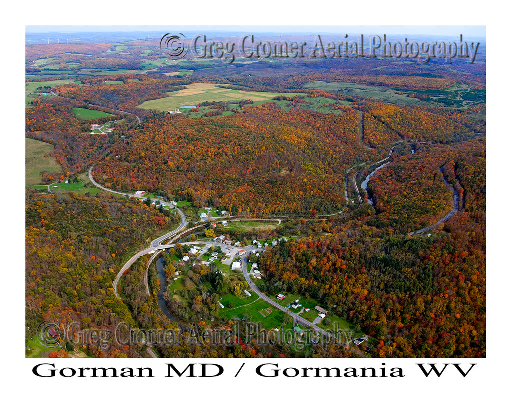 Aerial Photo of Gorman, Maryland