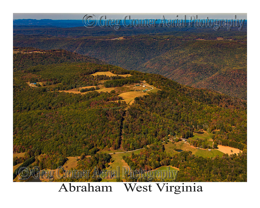 Aerial Photo of Abraham, West Virginia