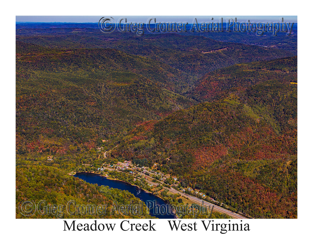 Aerial Photo of Meadow Creek, West Virginia