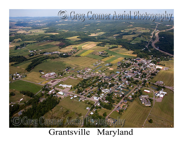 Aerial Photo of Grantsville, Maryland