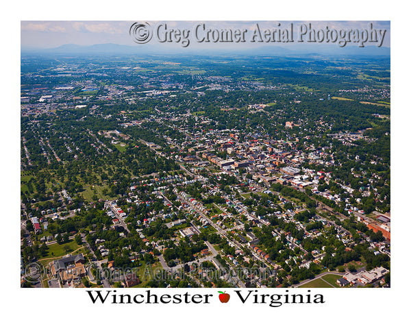 Aerial Photo of Winchester, Virginia