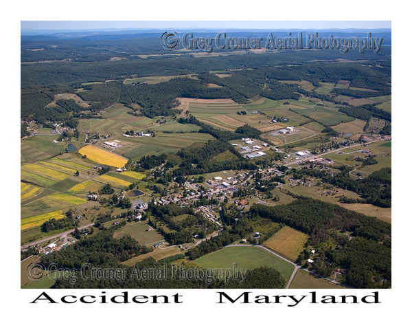 Aerial Photo of Accident, Maryland